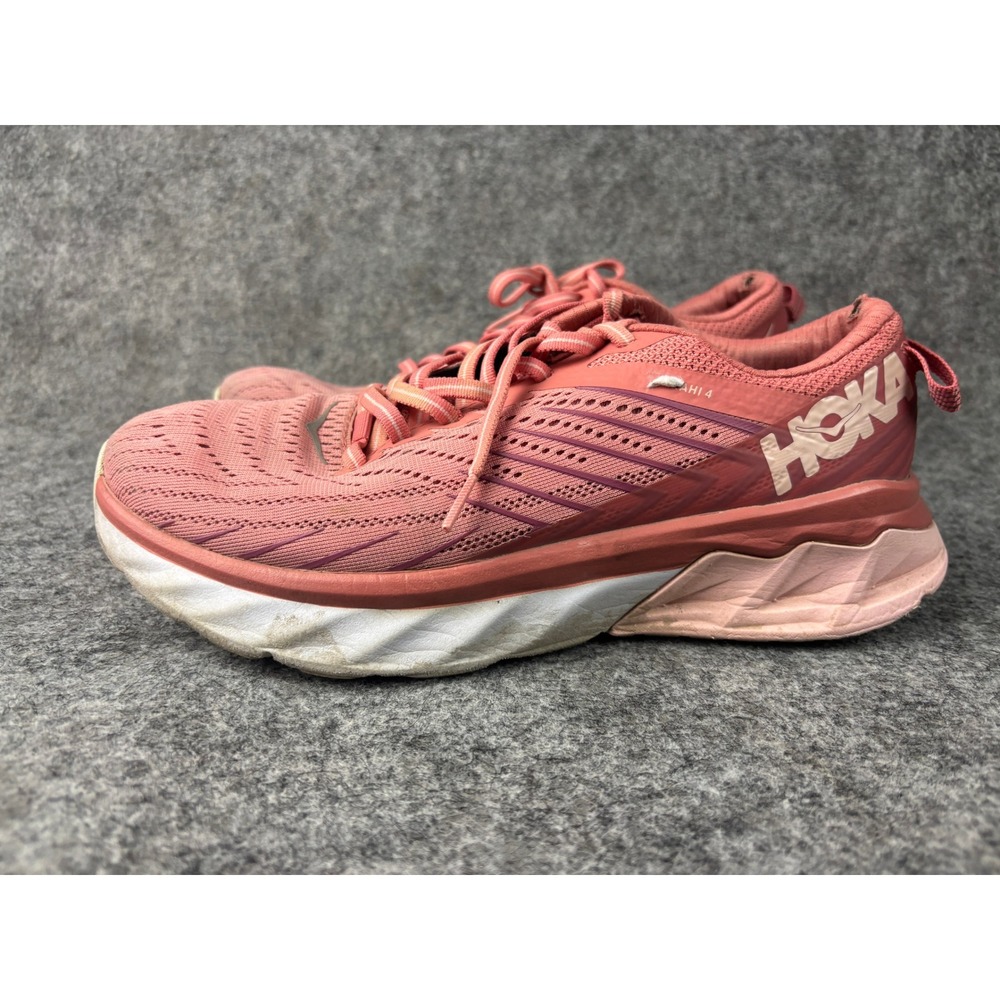 Hoka Arahi 4 Running Shoes Women 7 Pink Stability Mesh Sneakers 1106474 LHRS